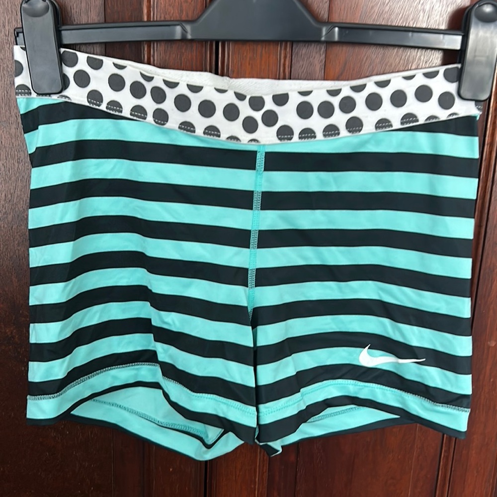 Striped Nike Pro Shorts